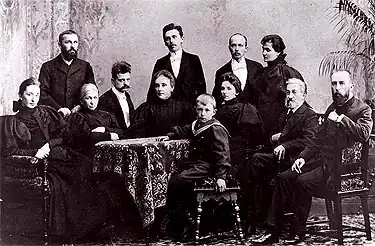 Familie Järnefelt; Kasper uiterst rechts