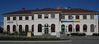 Spoorwegstation in Mjölby