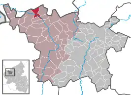 Kaart van Jünkerath