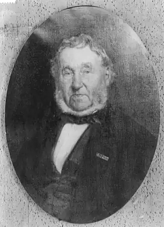 Portret (1874), door Joseph Delin