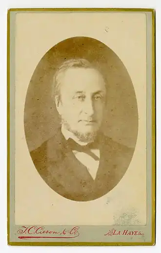 Portret Johannes Jacobus Meinsma door J.C. Caron