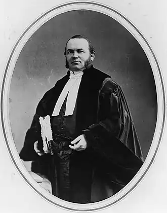 Van Meerbeke in toga, ca. 1871.