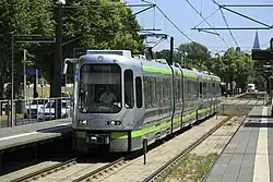Gekoppelde Stadtbahn wagens Type TW2000