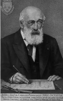 Jean-Baptiste Bethune, afgebeeld in: Jules Helbig, Le baron Bethune, 1906