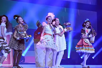 Monica Avanesian tijdens het Junior Eurovisiesongfestival 2013