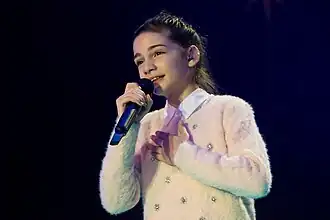 Mamadasjvili op het Junior Eurovisiesongfestival 2016