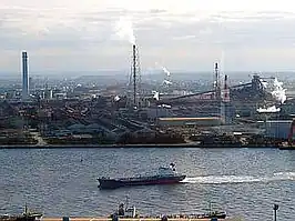 De Staalfabriek van Chita in 2005.