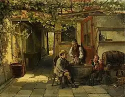 Figuren in een taverne