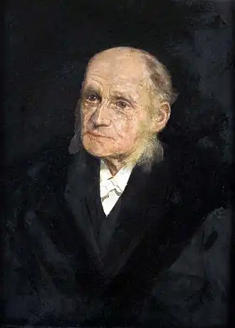 Portret van Jacob Maarten van Bemmelen, in 1902 als Leids hoogleraar