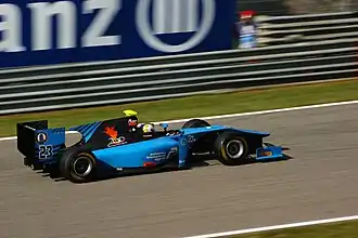 Johnny Cecotto jr. op het Autodromo Nazionale Monza in 2011, uitkomend voor Ocean Racing Technology in de GP2 Series.