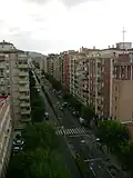 De Avenida de Andalucía, bijgenaamd Gran Eje (Grote As), een van de hoofdstraten in de stad