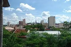 Uitzicht op het centrum van Jaú