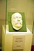 Dodenmasker van Jaan Poska, dat wordt bewaard in het stedelijk museum van Tartu