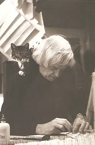 Jaap Egmond in zijn atelier