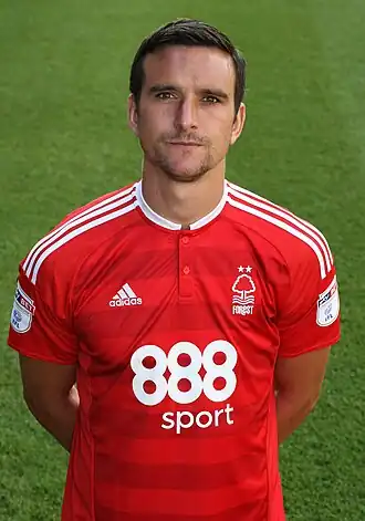Hobbs in 2016 als speler van Nottingham Forest