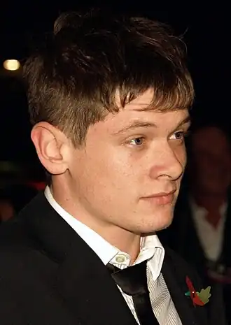 Jack O'Connell tijdens de première van Harry Brown, november 2009