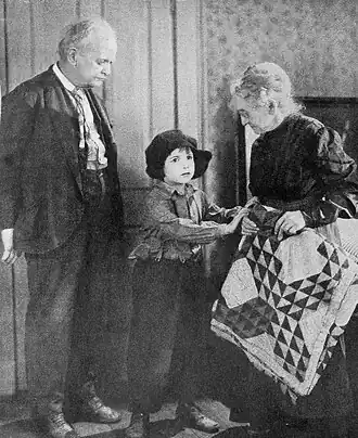 Bert Woodruff (links)