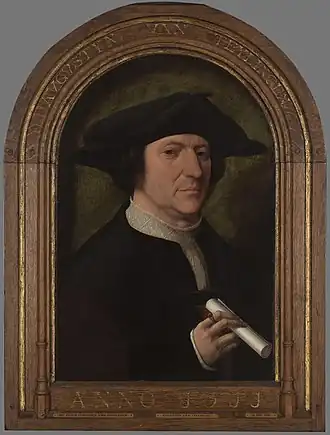 Augustijn van Teylingen in 1511 door Jacob Cornelisz. van Oostsanen