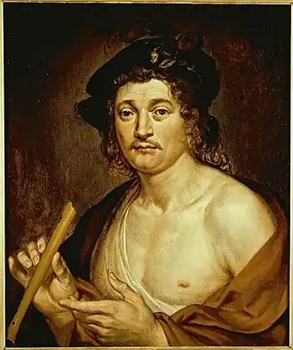 Jacob Lois, Portret van een onbekende man in herderskledij, mogelijk een zelfportret, Museum Rotterdam