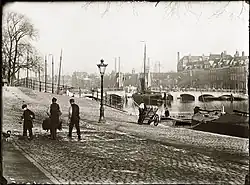 Magere brug over de Amstel; 1894.