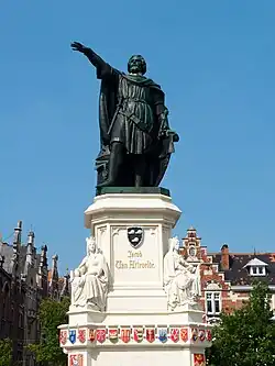 Standbeeld van Jacob van Artevelde in Gent