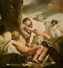 Jacob van Campen, Argus, Mercurius en Io, 1630-1640 (vermoedelijk)