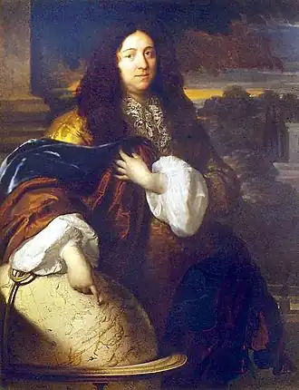 Portret Jacobus Gronovius door Carel de Moor, 1685