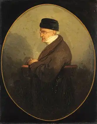 Jacobus Ludovicus Cornet. Portret van David Pièrre Giottino Humbert de Superville. Ca. 1840-1849.