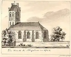 Kerk in 1723 Jacobus Stellingwerff