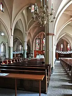 Interieur Jacobus de Meerderekerk in Lonneker