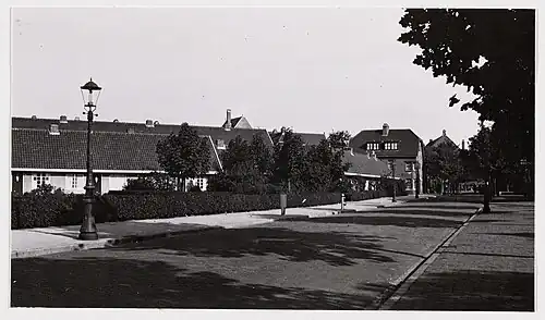 Heimansweg, gezien in zuidoostelijke richting (juni 1936)