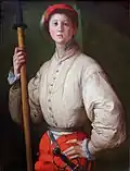 Jacopo Pontormo: Portret van een hellebaardier