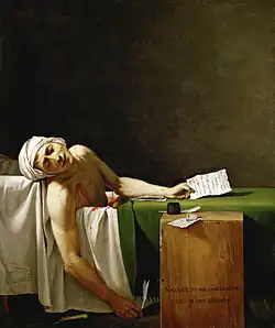Jacques-Louis David: De dood van Marat