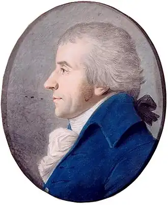 Brissot portret door Fouquet (1792)