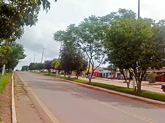 Hoofdweg Paulo Fonteles (BR-150) in Jacundá