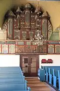 Orgel (1739) in de 16e-eeuwse Trinitatiskirche[2] (Kerk van de Heilige Drie-eenheid) te Jade