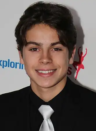 Jake T. Austin tijdens de Tony Bennet Birthday Gala 2011.