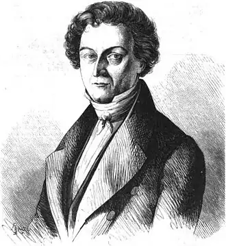 Jakob Robert Steiger in 1845.