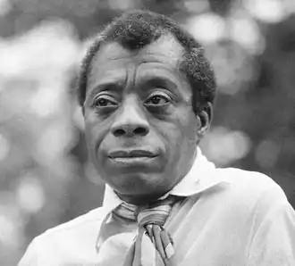 James Baldwin (1969), geportretteerd door Allan Warren