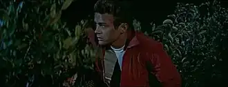 James Dean in Rebel Without a Cause