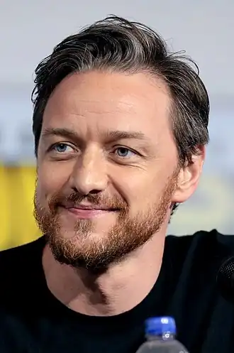 McAvoy tijdens de San Diego Comic-Con in 2019