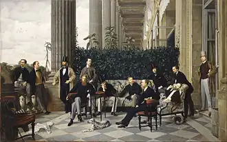 De Kring van de Rue Royale (1866), Musée d'Orsay, Parijs