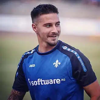 Maclaren in 2017 als speler van Darmstadt 98
