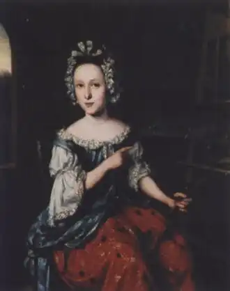 Portret van Cornelia de Rijck door Jan van Goor