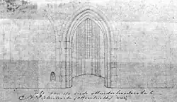 Kerkinterieur, doksaal en koor