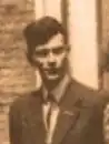 Drion op een familiefoto, rond 1945
