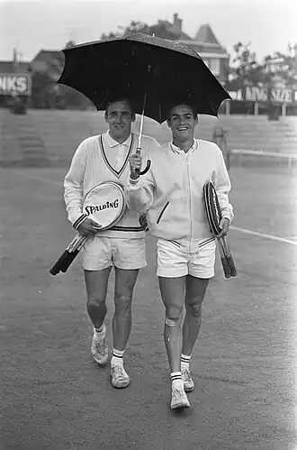 Jan Hajer (links), en Kenneth de Koning (rechts), 1968