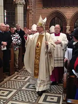 Mgr. Hendriks na zijn wijding als bisschop op 10 december 2011.