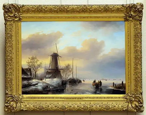 Winterlandschap, collectie Teylers Museum