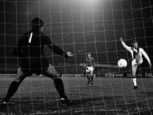 Ajax - CSKA Sofia 1-0, 24 oktober 1973